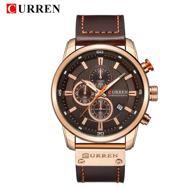 Relógio Curren Brand Army Military Chronograph