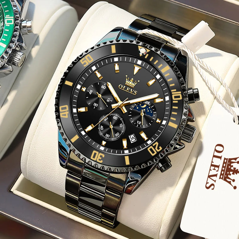 Relógio Olevs Men's Watches Top Brand Luxury