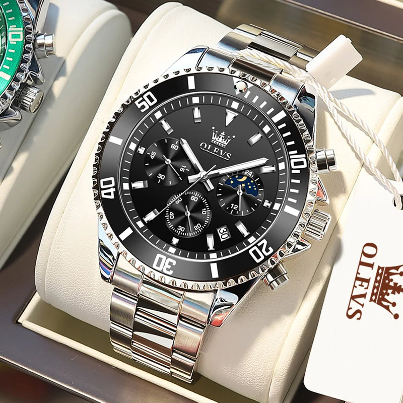 Relógio Olevs Men's Watches Top Brand Luxury