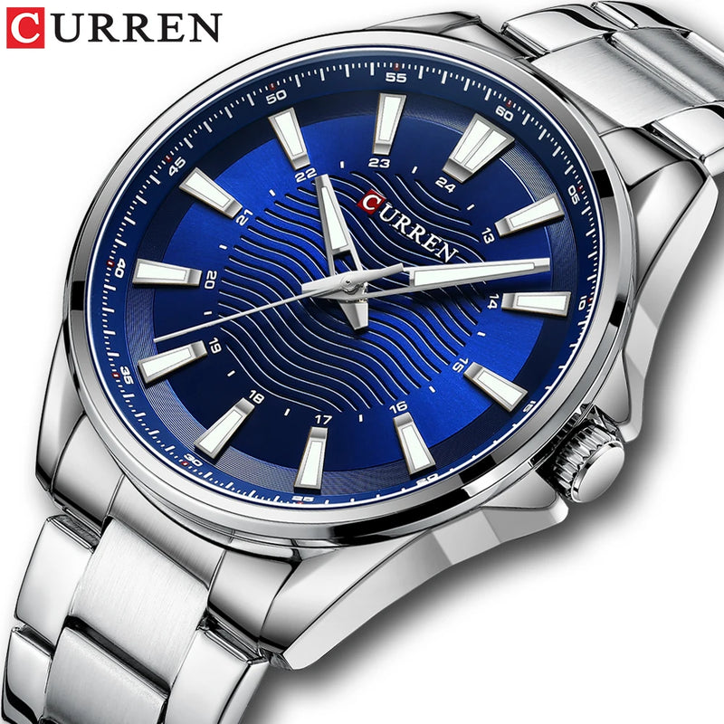 Relógio Curren  Classic Simple Stainless Steel Quartz