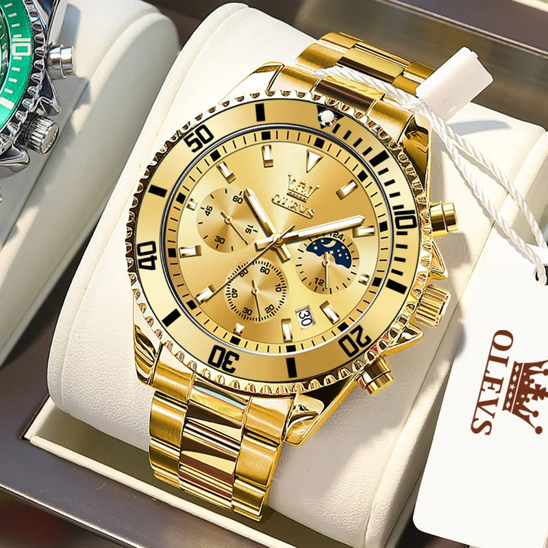 Relógio Olevs Men's Watches Top Brand Luxury