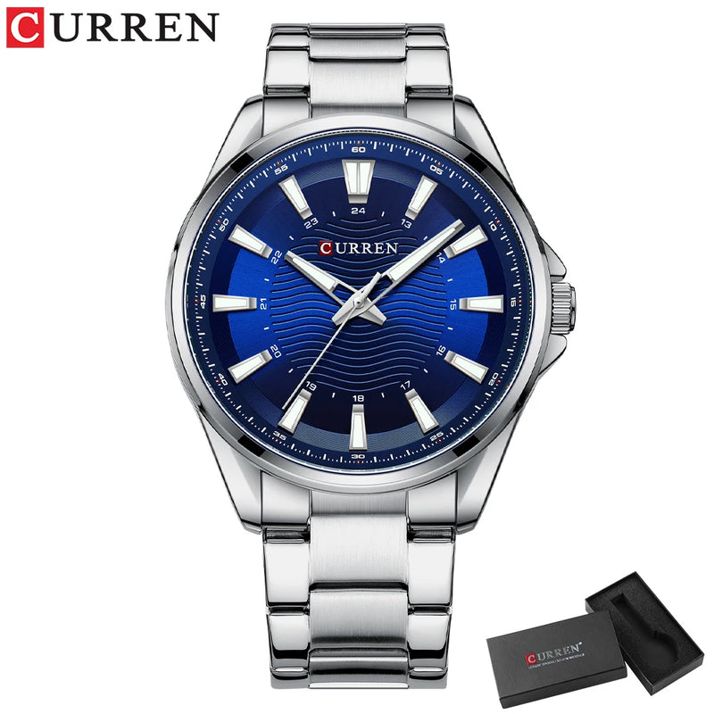 Relógio Curren  Classic Simple Stainless Steel Quartz