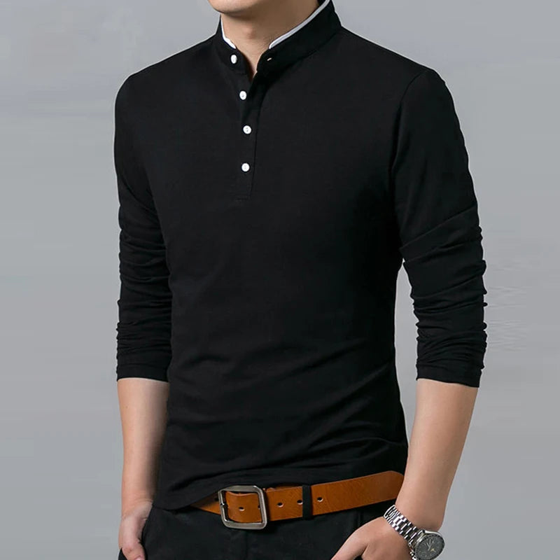 Polo Men's Business Casual Long Sleeve